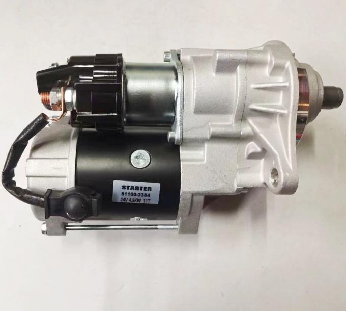 XIN You 81100 3384 जम्प ओईएम स्टार्टर मोटर 24V 4.5KW एंटी इरोजन 0